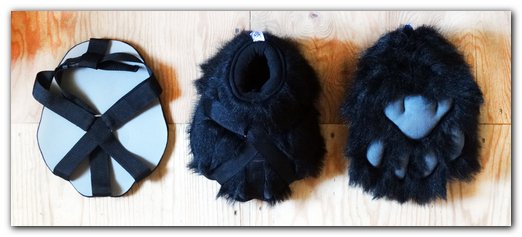 Feetpaws for bodysuit #bodysuit #furr_club #fursuit #Tail