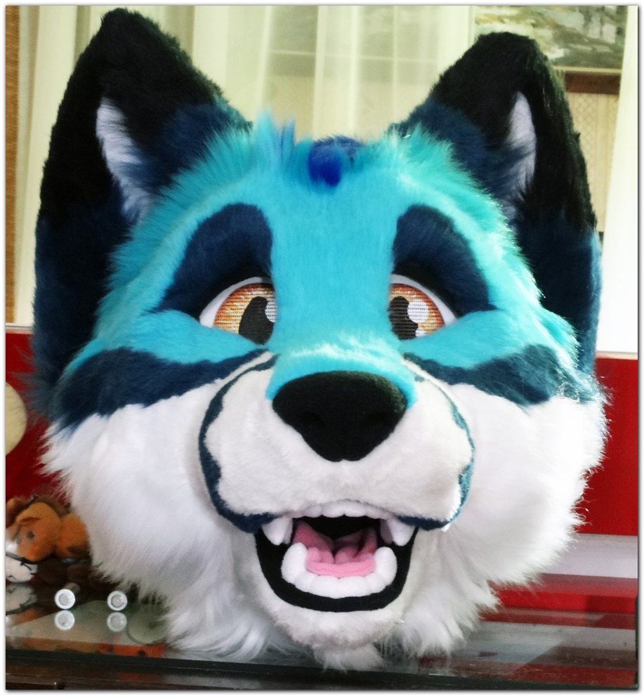 Fursuit's head #Kacec #Fox #furr_club #fursuit #furrclub #foxfursuit