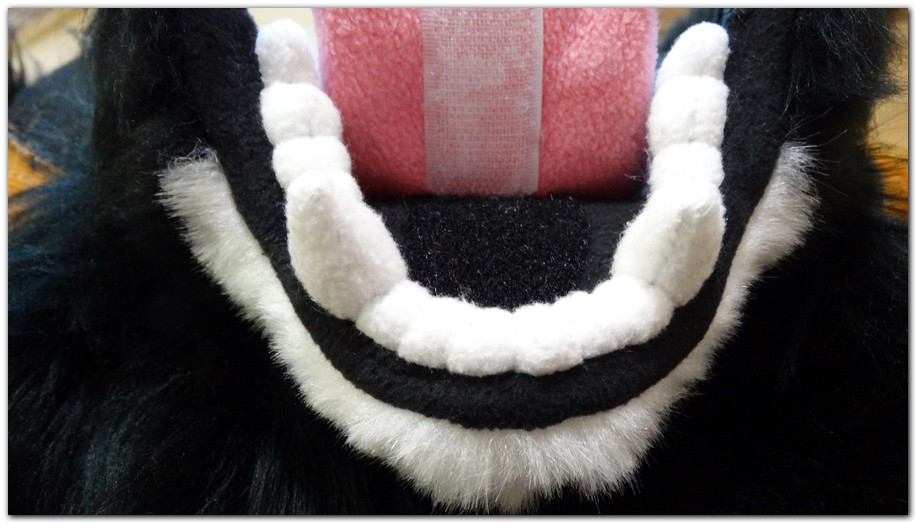 Teeth for Red Panda fursuit project #pandafursuit #furr_club #fursuit