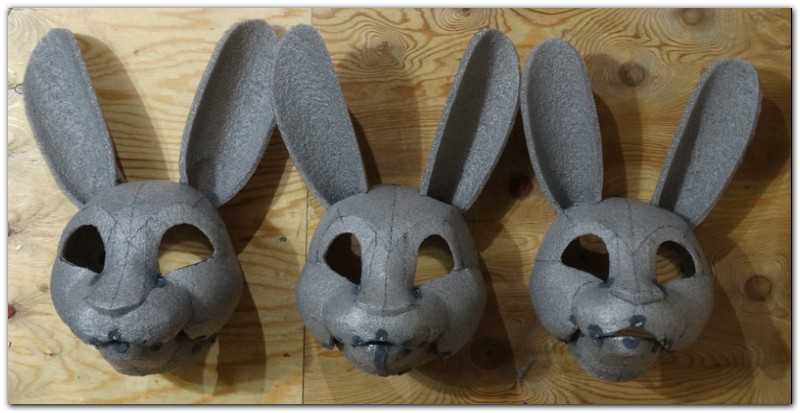 Headbase for fursuit project Hare #Thumper-The-Hare-fursuit #furr_club #fursuit