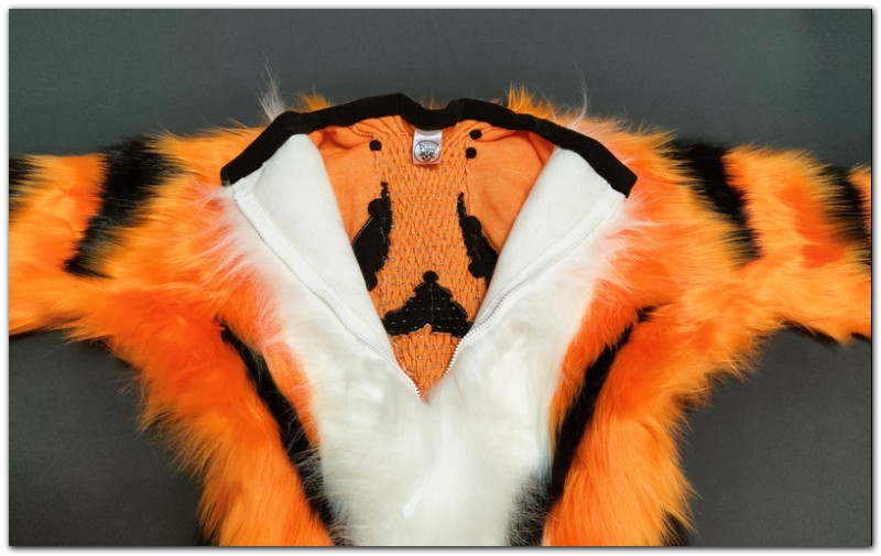 Zip of Tiger fursuit project #Tiger_project-fursuit #furr_club #fursuit