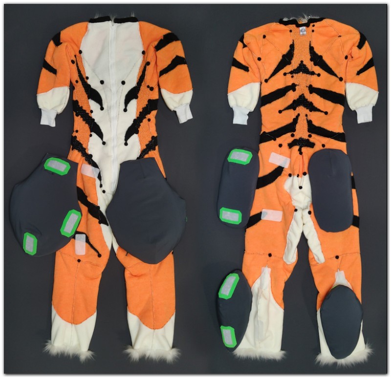 Overalls for Tiger fursuit project #Tiger_project-fursuit #furr_club #fursuit