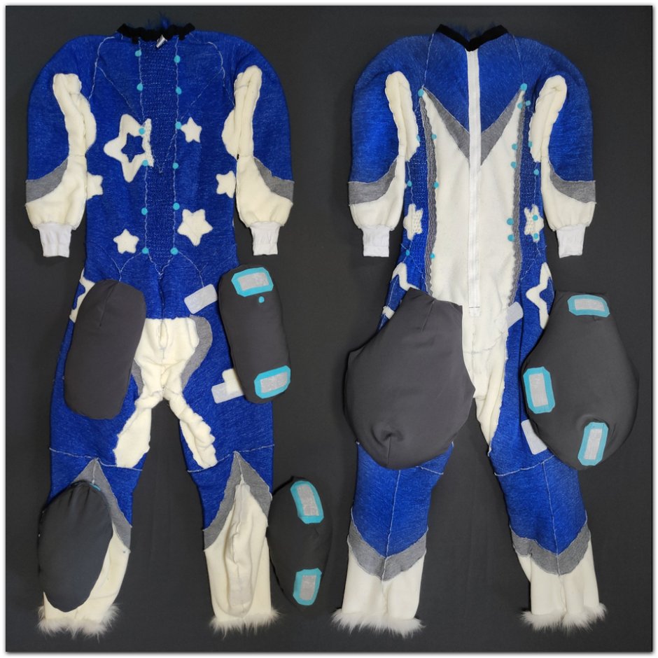 Overalls for Blue dog fursuit fursuit project #Blue dog fursuit_project-fursuit #furr_club #fursuit