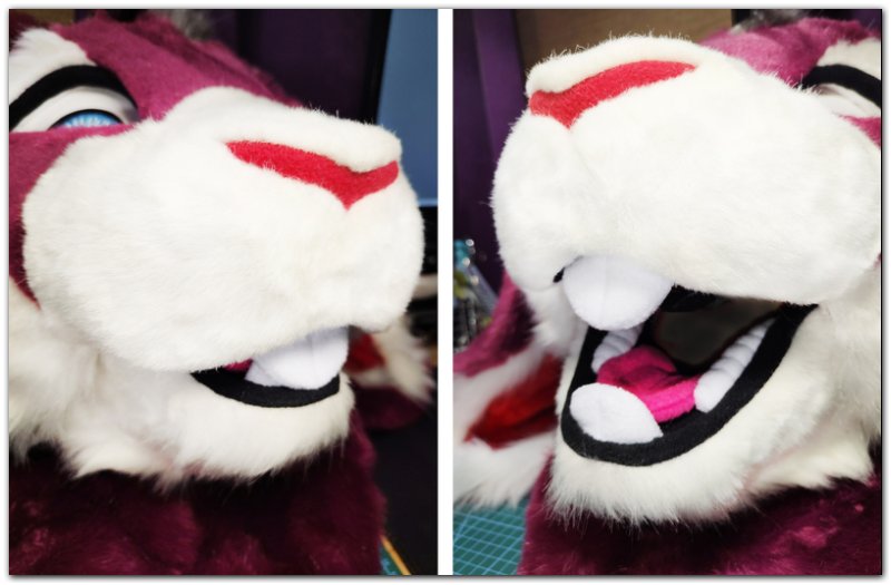 Tongue for Cherry Hare fursuit project #Cherry Hare fursuit_project-fursuit #furr_club #fursuit
