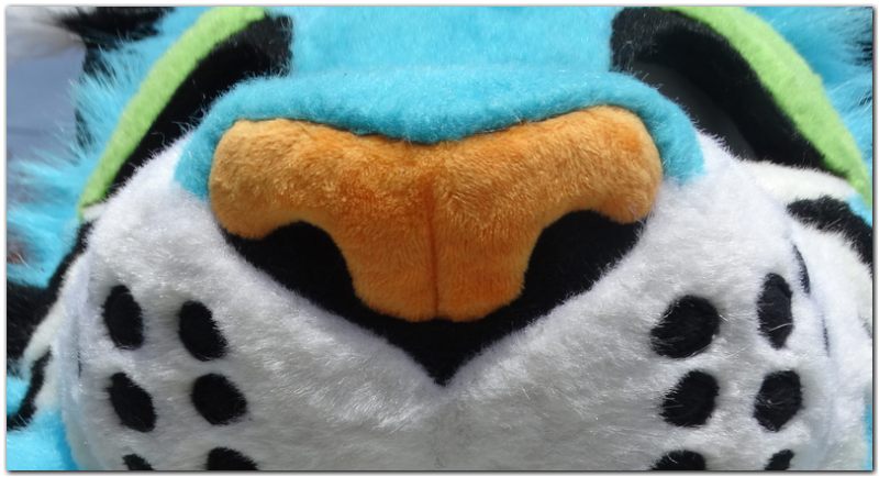 Nose of fursuit project Sky Tiger fursuit #Sky Tiger fursuit_project-fursuit #furr_club #fursuit