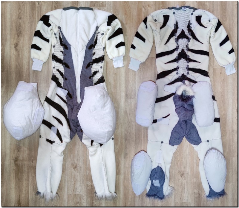 Overalls for Taymur-II Tiger fursuit project #Taymur-II Tiger fursuit_project-fursuit #furr_club #fursuit