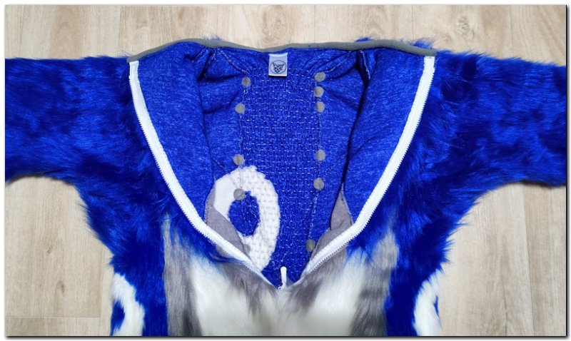 Zip of Rangi the dog fursuit project #Blue dog fursuit_project-fursuit #furr_club #fursuit
