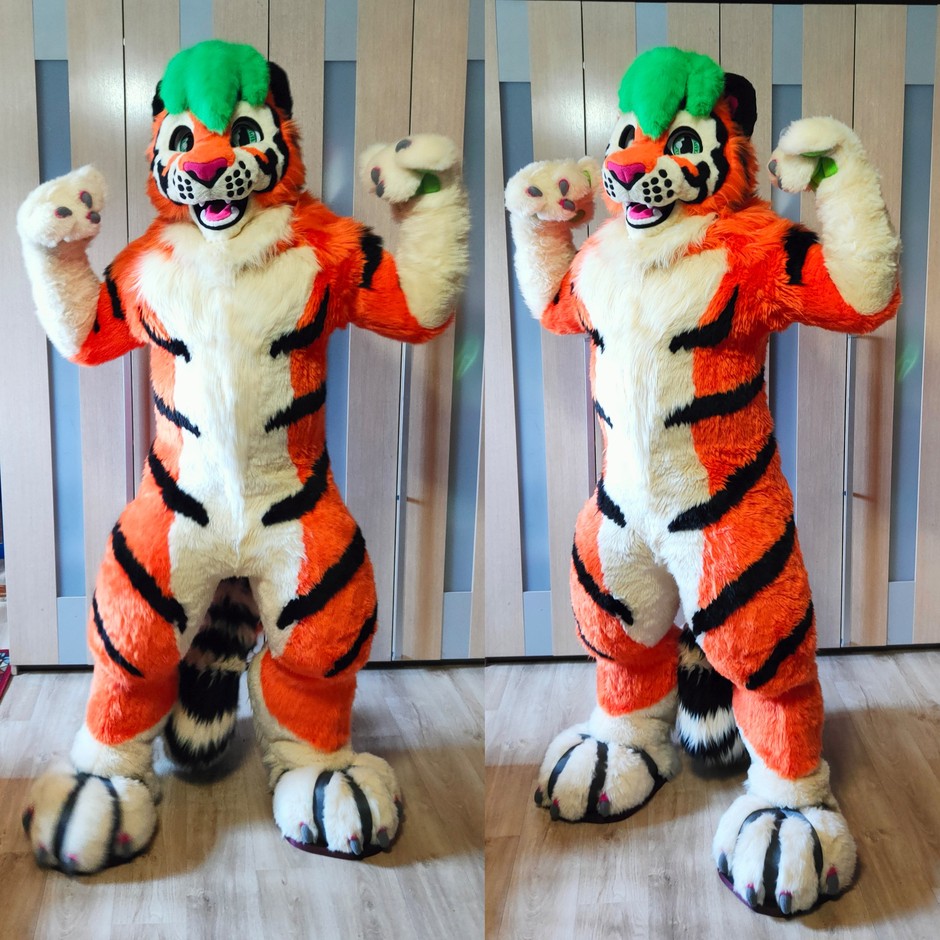 #furr_club #fursuit #Tiger fursuit