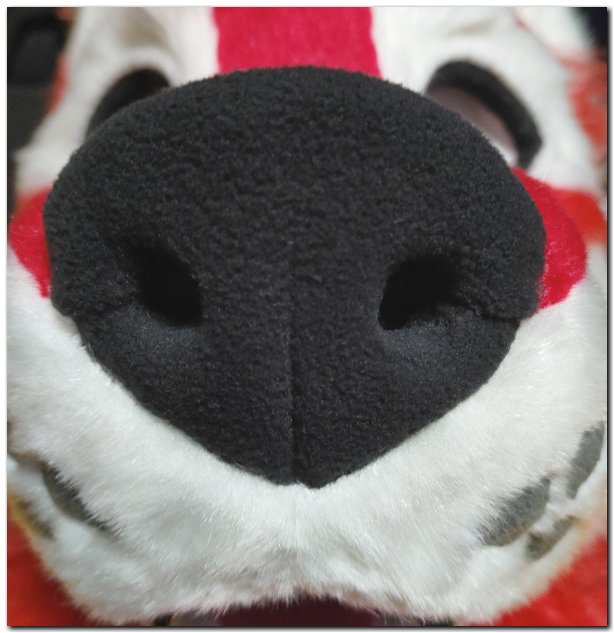 Nose of fursuit project Dog fursuit #Dog fursuit_project-fursuit #furr_club #fursuit