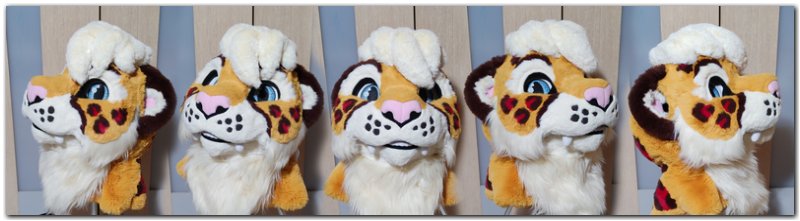 Headbase for Rangi the Leopard fursuit project #Leopard fursuit_project-fursuit #furr_club #fursuit