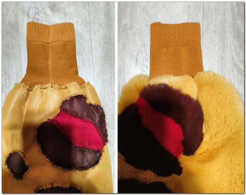 Leopard fursuit jumpsuit cuff sleeve inside #Leopard fursuit_project-fursuit #furr_club #fursuit