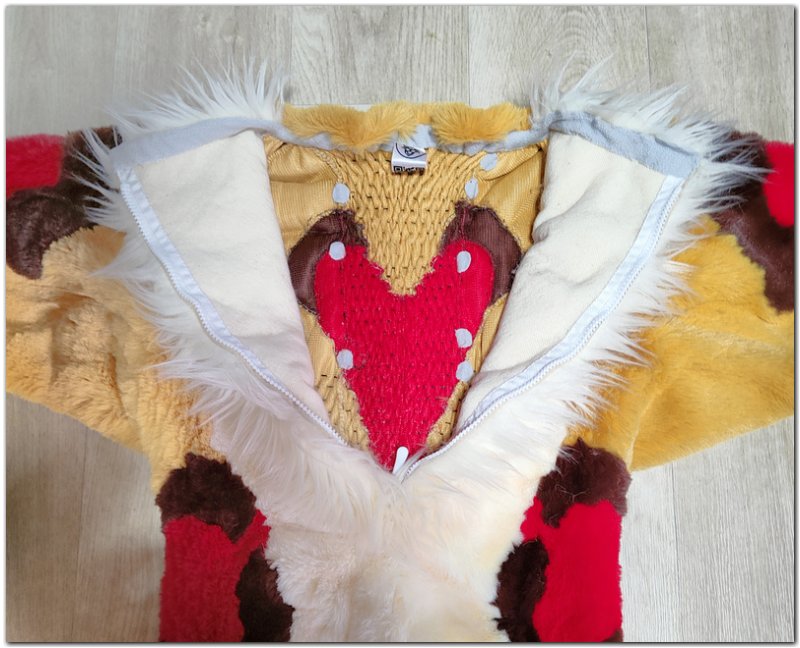 Zip of Rangi the Leopard fursuit project #Leopard fursuit_project-fursuit #furr_club #fursuit