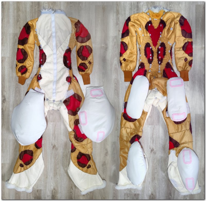 Overalls for Rangi the Leopard fursuit project #Leopard fursuit_project-fursuit #furr_club #fursuit