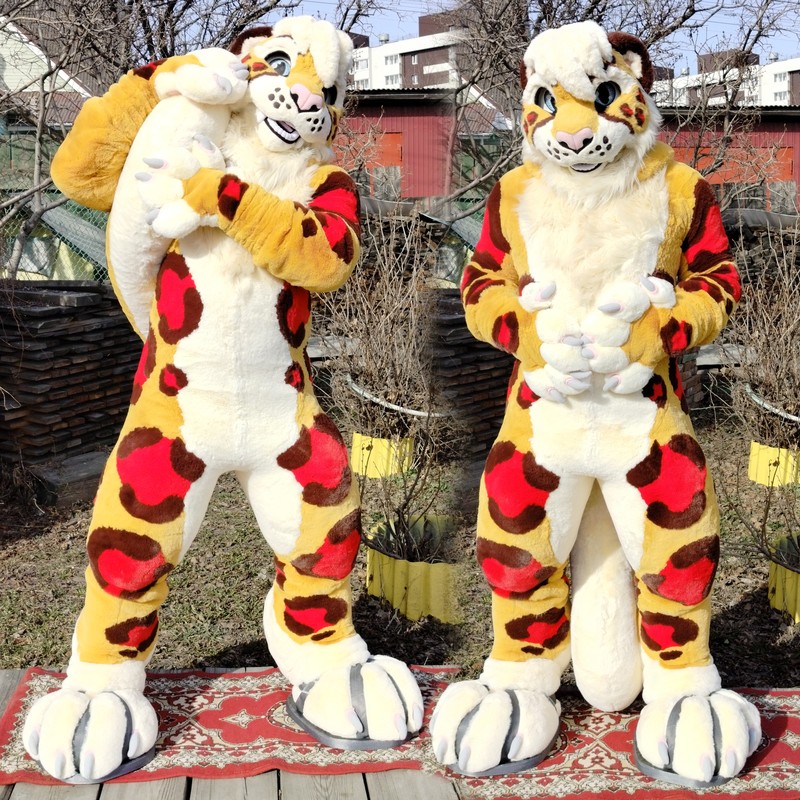 #furr_club #fursuit #Leopard fursuit