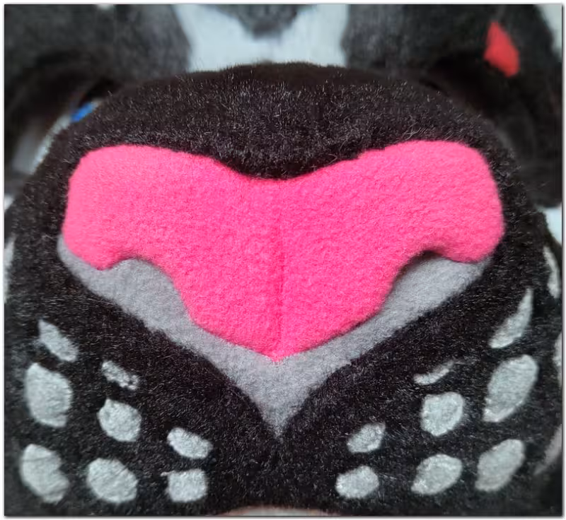 Nose of fursuit project Tiger fursuit #Tiger fursuit_project-fursuit #furr_club #fursuit