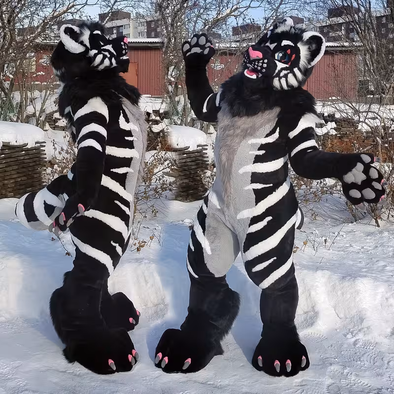 #furr_club #fursuit #Tiger fursuit