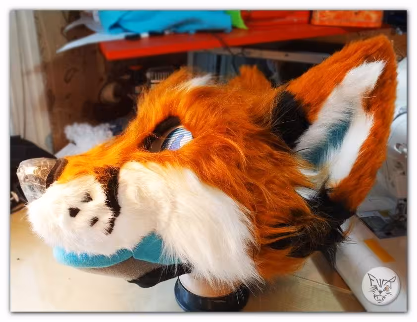 Pasting the head with fur – photo 5