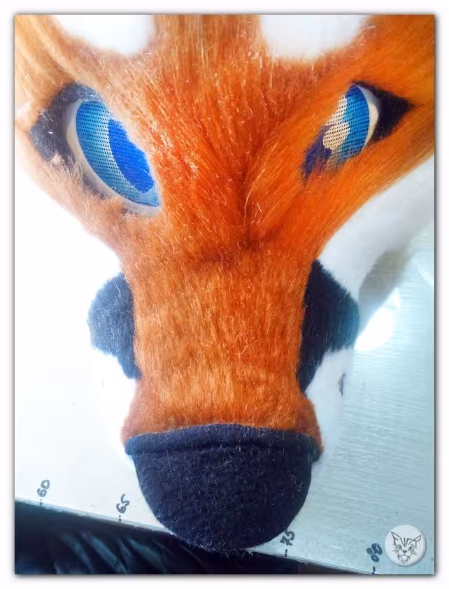 Pasting the head with fur – photo 6