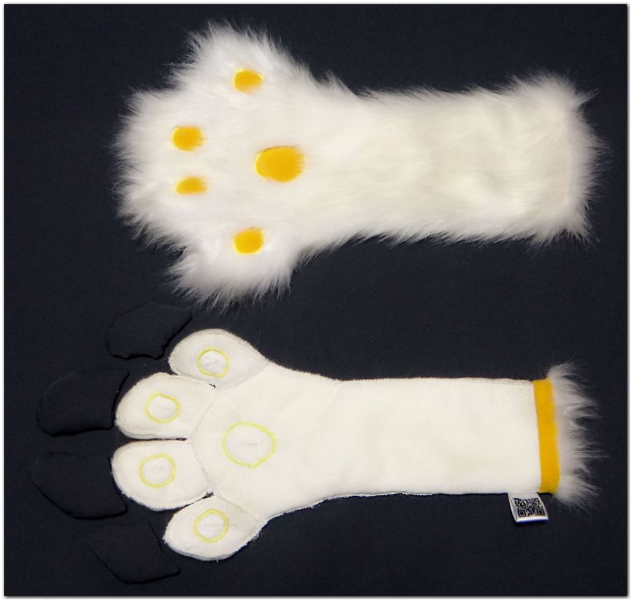 Paws design of Hare fursuit #furr_club #fursuit #Paws