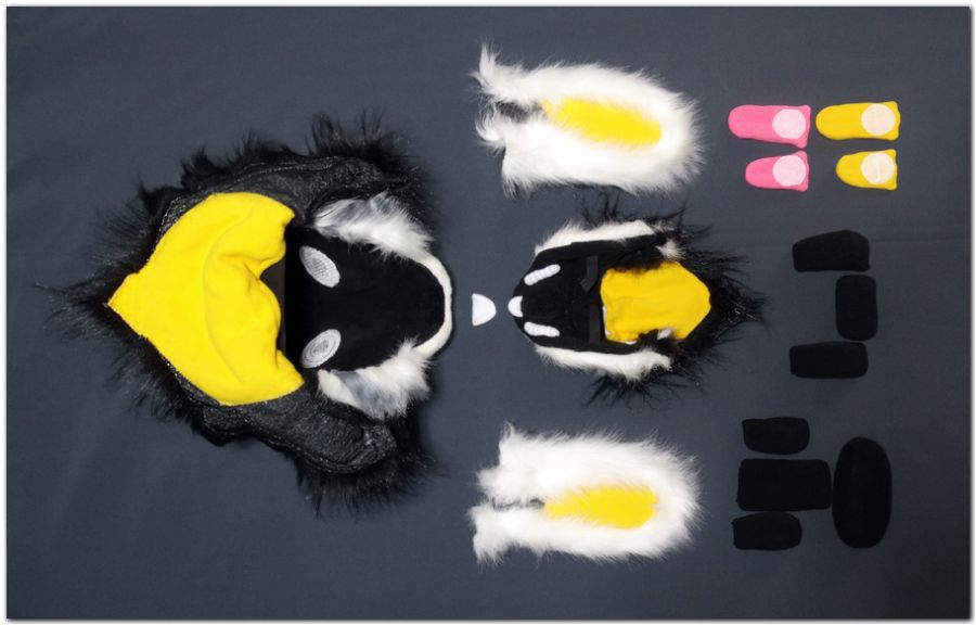 Mask of fursuit completely disassembled #Hare-KDub-Hare-fursuit #furr_club #fursuit