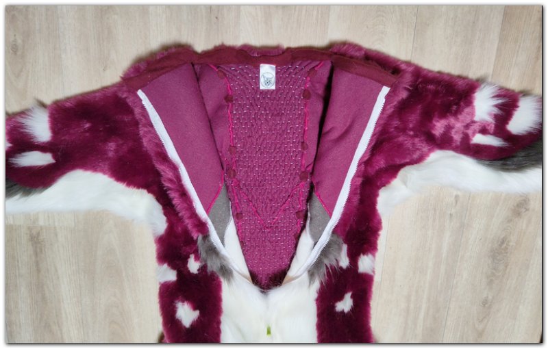 Zip of Cherry Hare fursuit project #Cherry Hare fursuit_project-fursuit #furr_club #fursuit