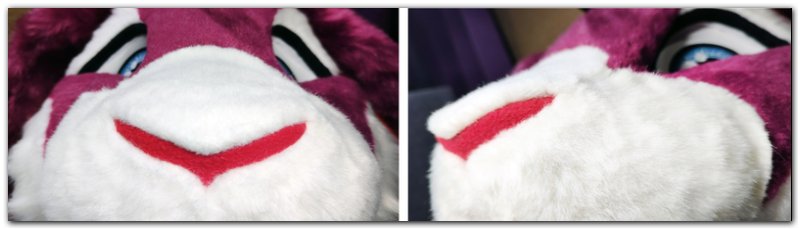 Nose of fursuit project Cherry Hare fursuit #Cherry Hare fursuit_project-fursuit #furr_club #fursuit