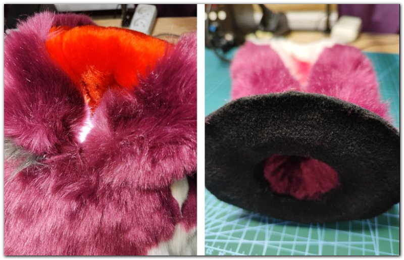 Ears of fursuit project Tiaki #Cherry Hare fursuitfursuit #furr_club #fursuit