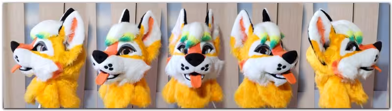 Headbase for Rangi the Dog fursuit project #Dog fursuit_project-fursuit #furr_club #fursuit
