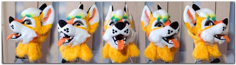 Headbase for fursuit project Dog 2022 #furr_club #fursuit
