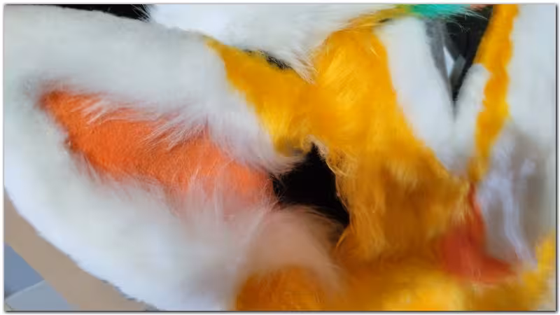 Ears of fursuit project Tiaki #Dog fursuit #furr_club #fursuit