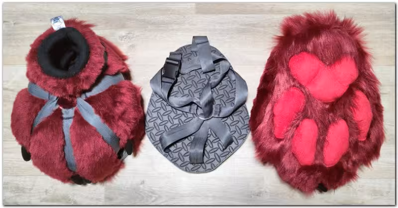 Paws design #Rangi the Fox fursuit #furr_club #fursuit #Paws