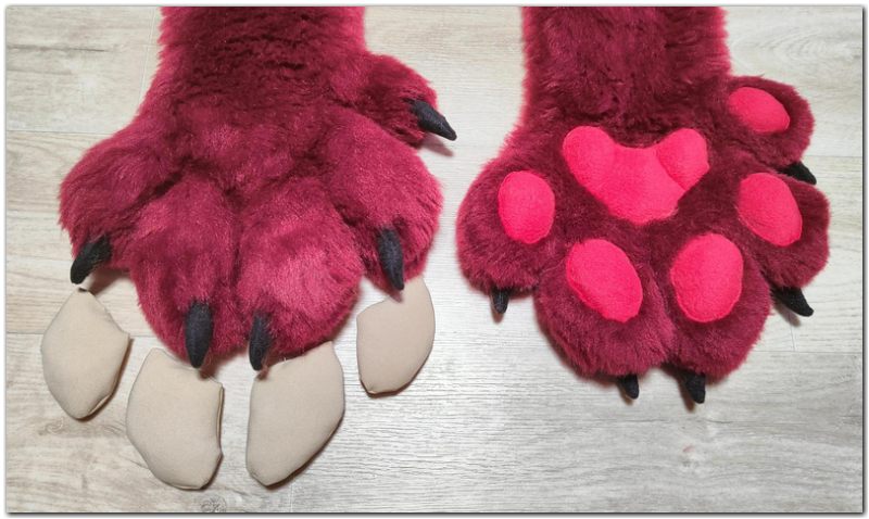 Paws design of Fox fursuit #furr_club #fursuit #Paws