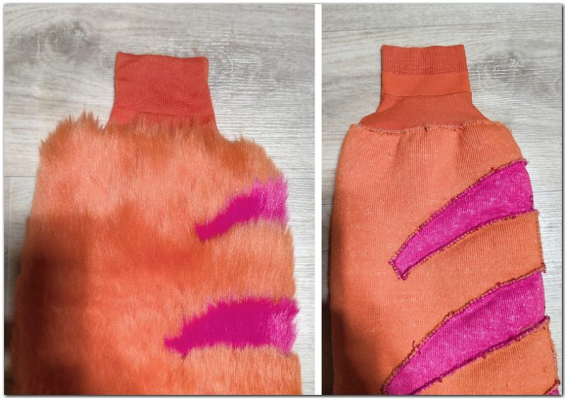 Fox fursuit jumpsuit cuff sleeve inside #Fox fursuit_project-fursuit #furr_club #fursuit