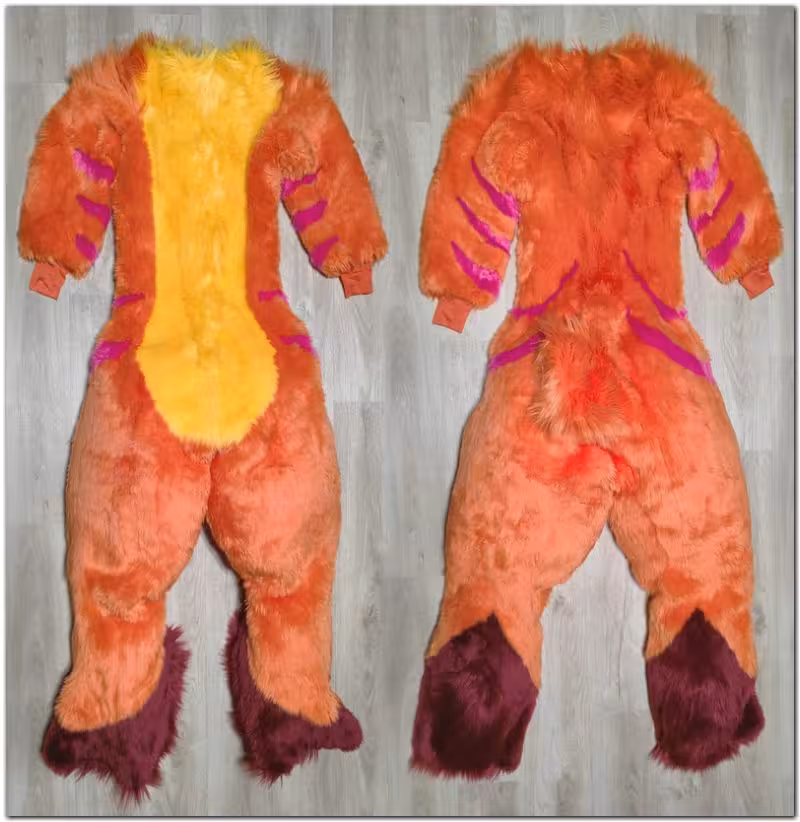 Overalls for Rangi the Fox fursuit project #Fox fursuit_project-fursuit #furr_club #fursuit