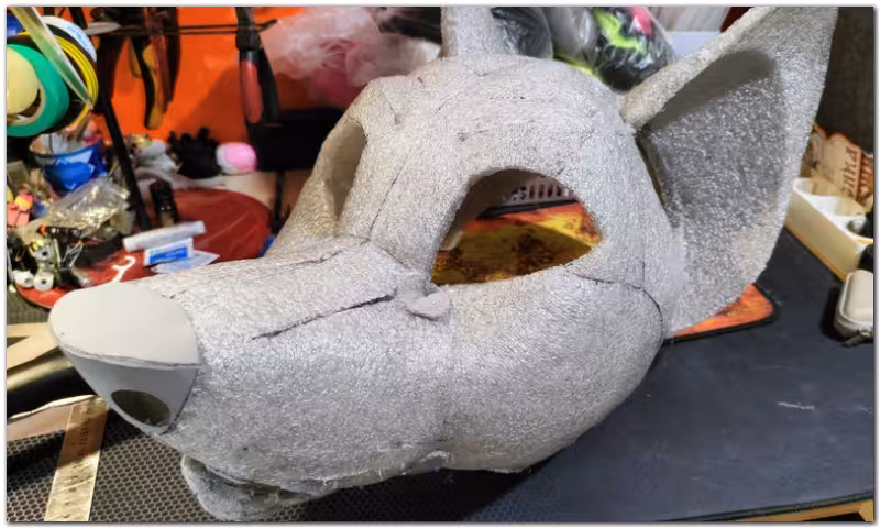 Head for Wolf #furr_club #fursuit