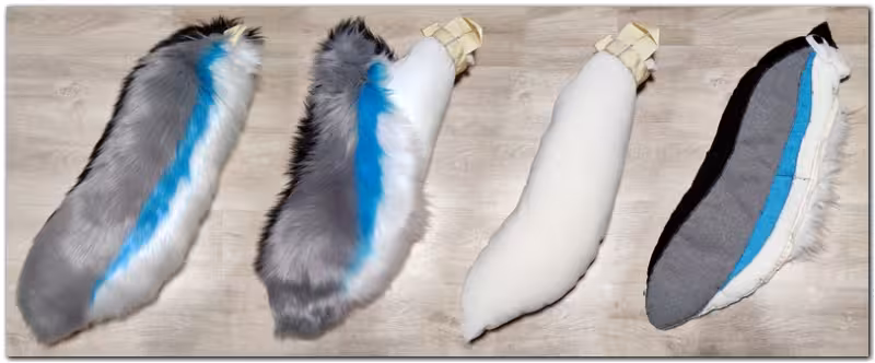 Tail of fursuit Wolf fursuit #Wolf fursuit_project-fursuit #furr_club #fursuit #Tail