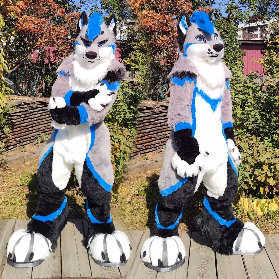 #furr_club #fursuit #Wolf fursuit
