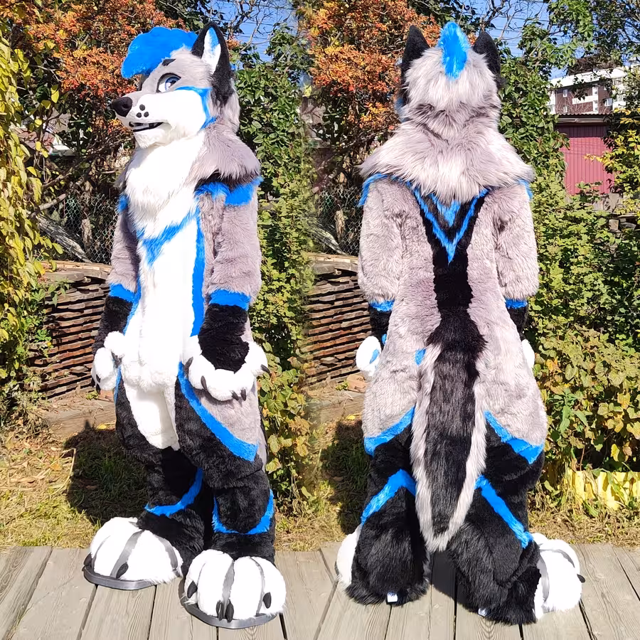 #furr_club #fursuit #Wolf fursuit