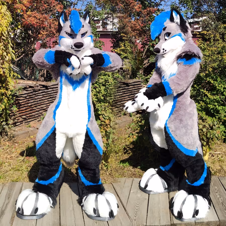 #furr_club #fursuit #Wolf fursuit
