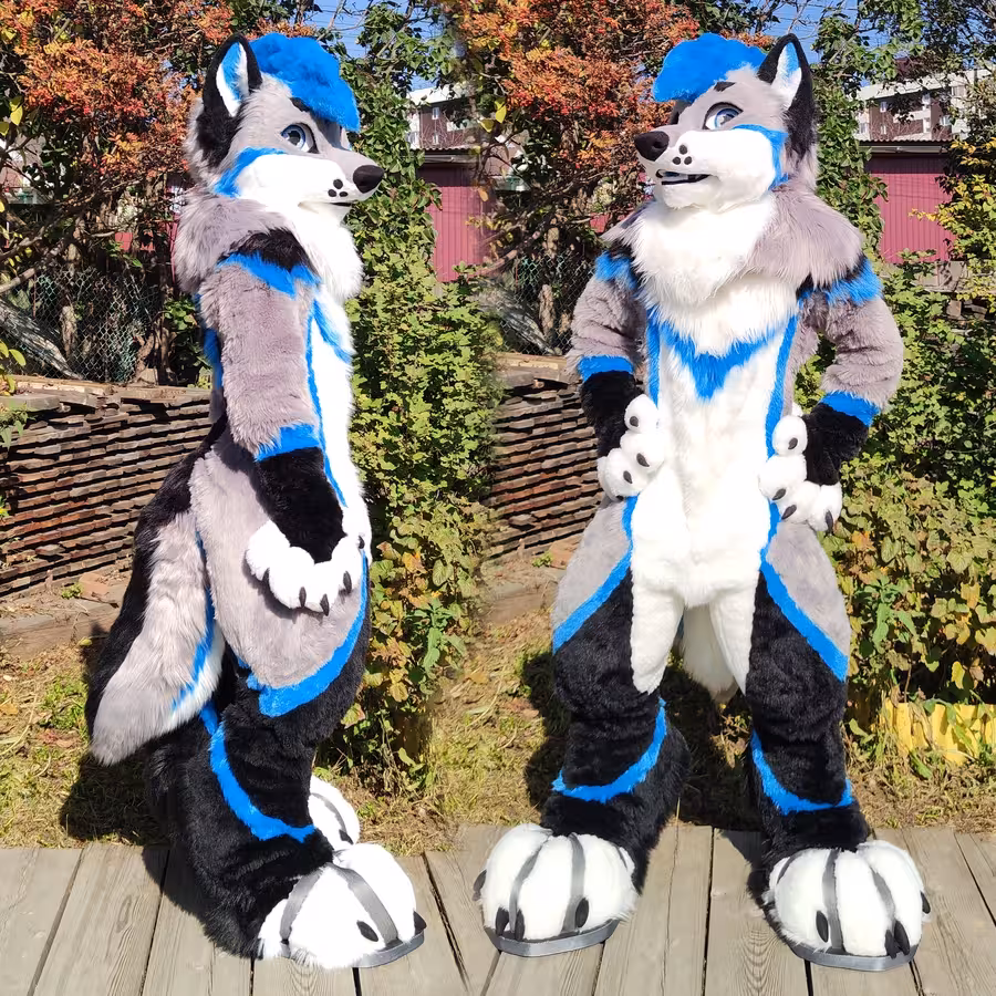 #furr_club #fursuit #Wolf fursuit