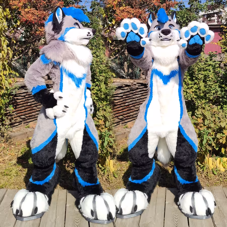 #furr_club #fursuit #Wolf fursuit