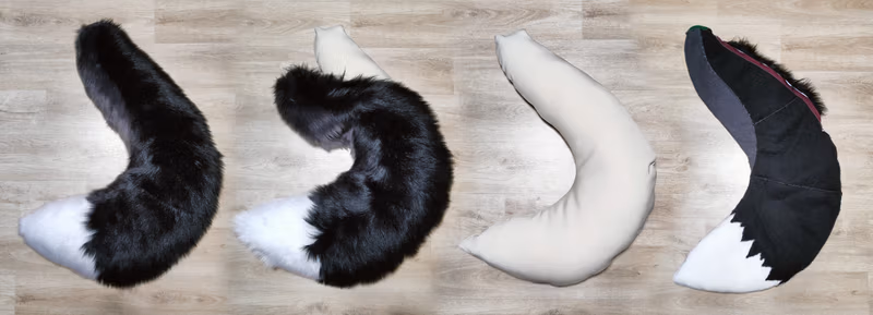 A photo of the Booker Fox costume tail.