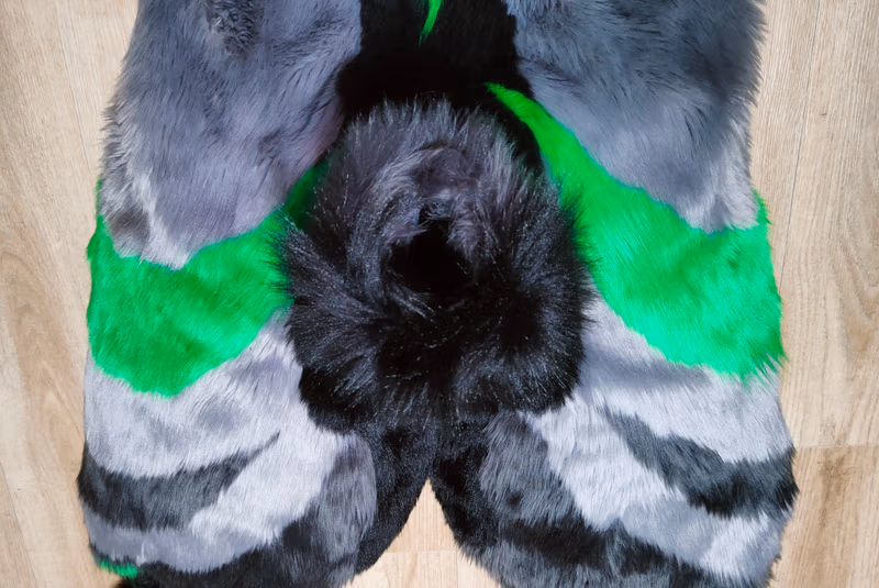 A photo of the Booker Fox costume tail.