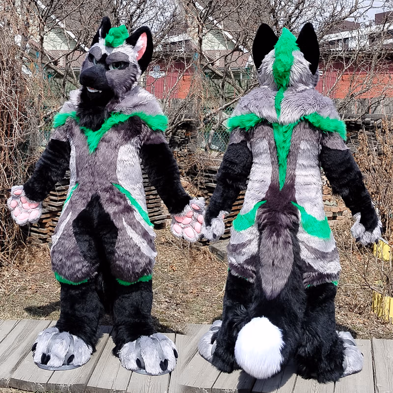 Photo gallery of the fox fursuit named Booker Fox